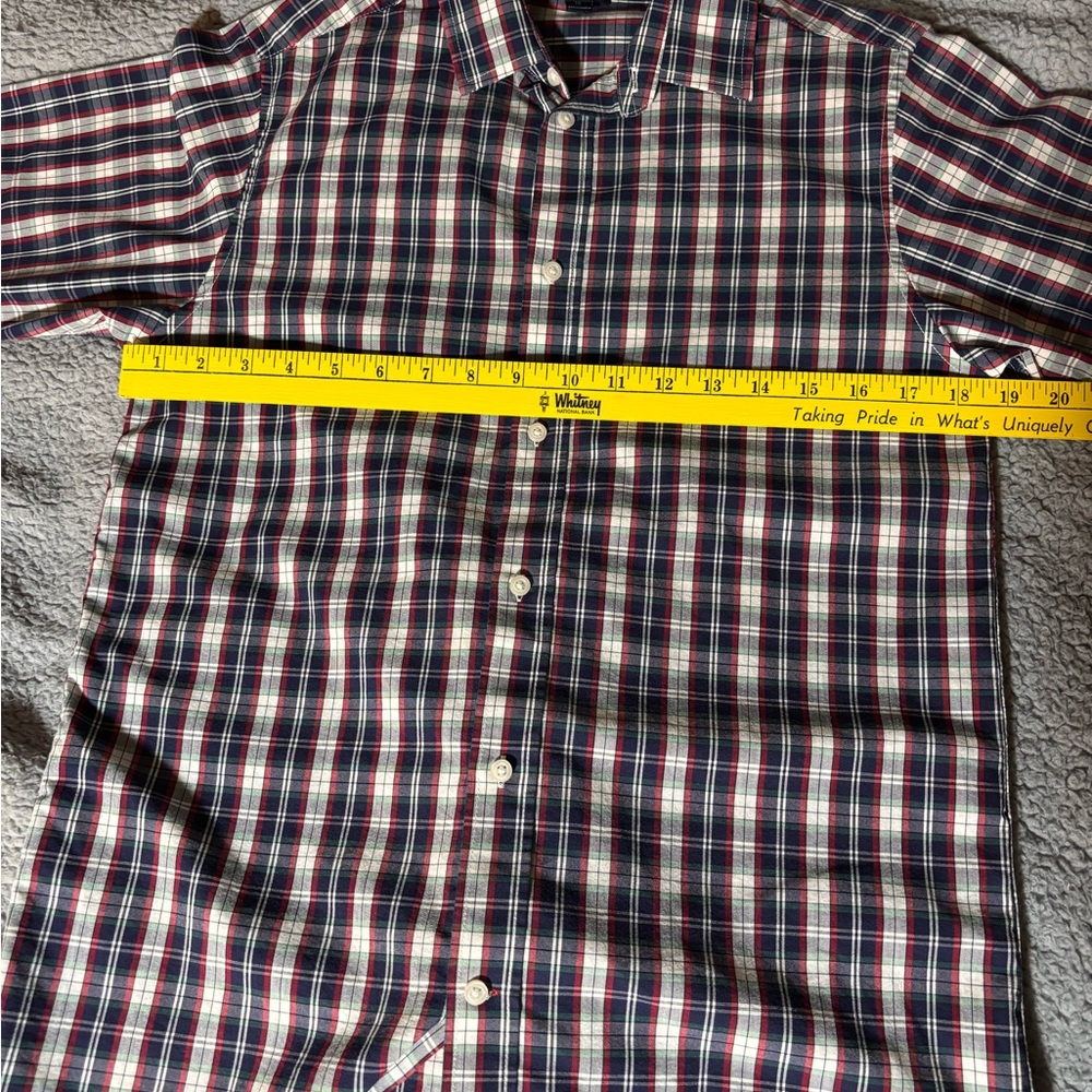 Tommy Hilfiger Multicolor Plaid Button-Down Shirt Boys size 18 Preowned - Picture 8 of 9